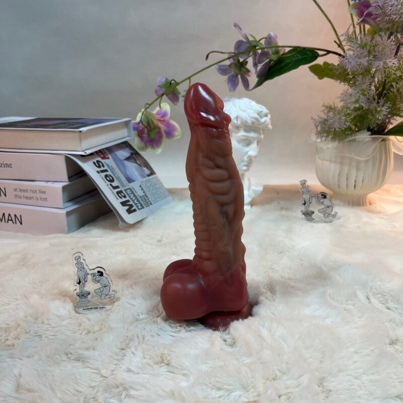 420g / 0.9lb Premium-silicone-dildo-with-heating-vibration-auto-thrusting